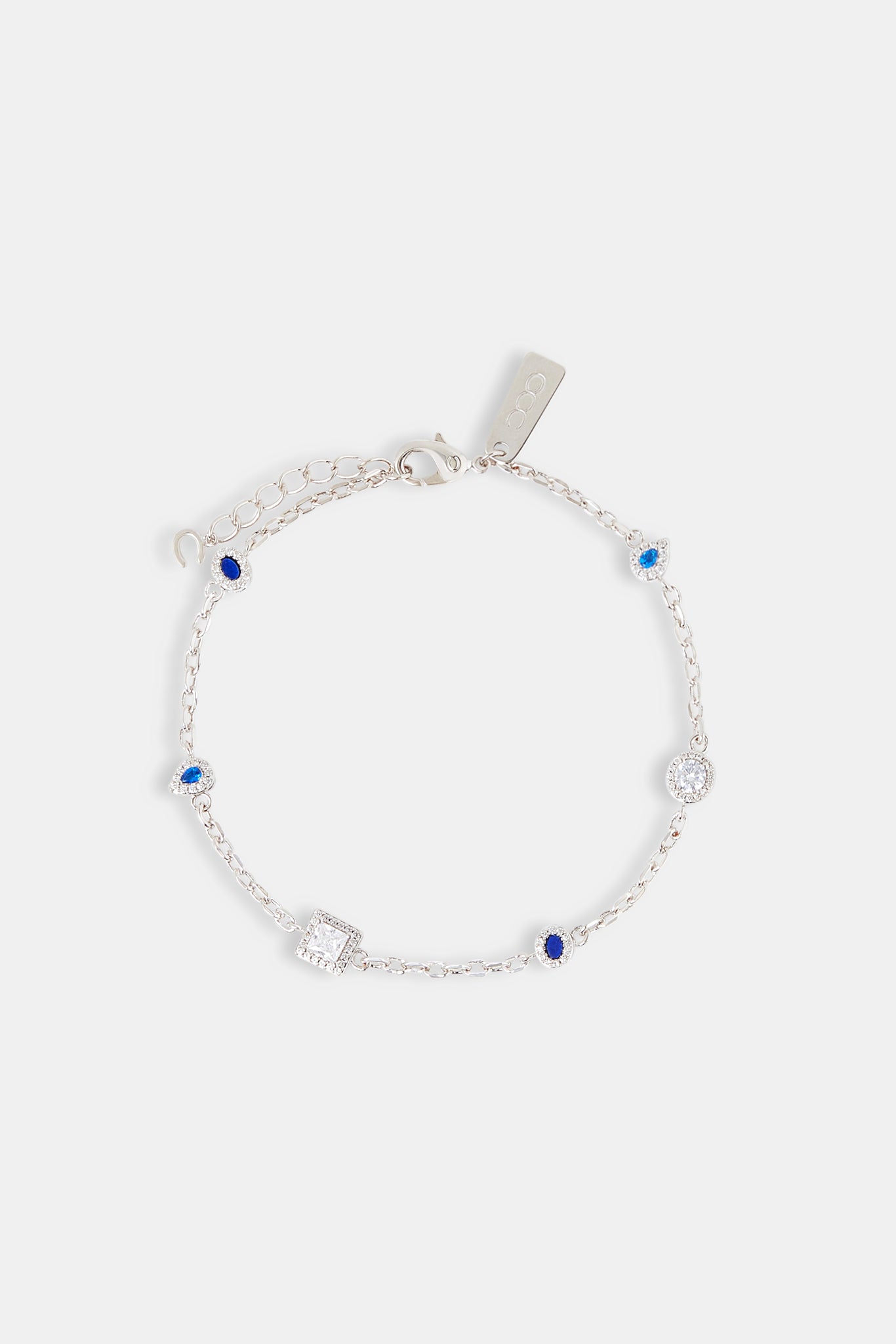 Rolo-Armband aus blauem Lapislazuli und Edelsteinen – 6 mm
